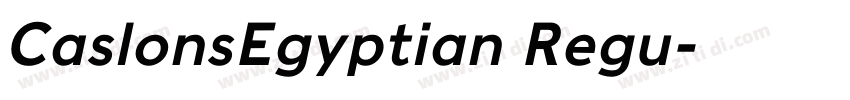 CaslonsEgyptian Regu字体转换 CaslonsEgyptian Regu字体转换